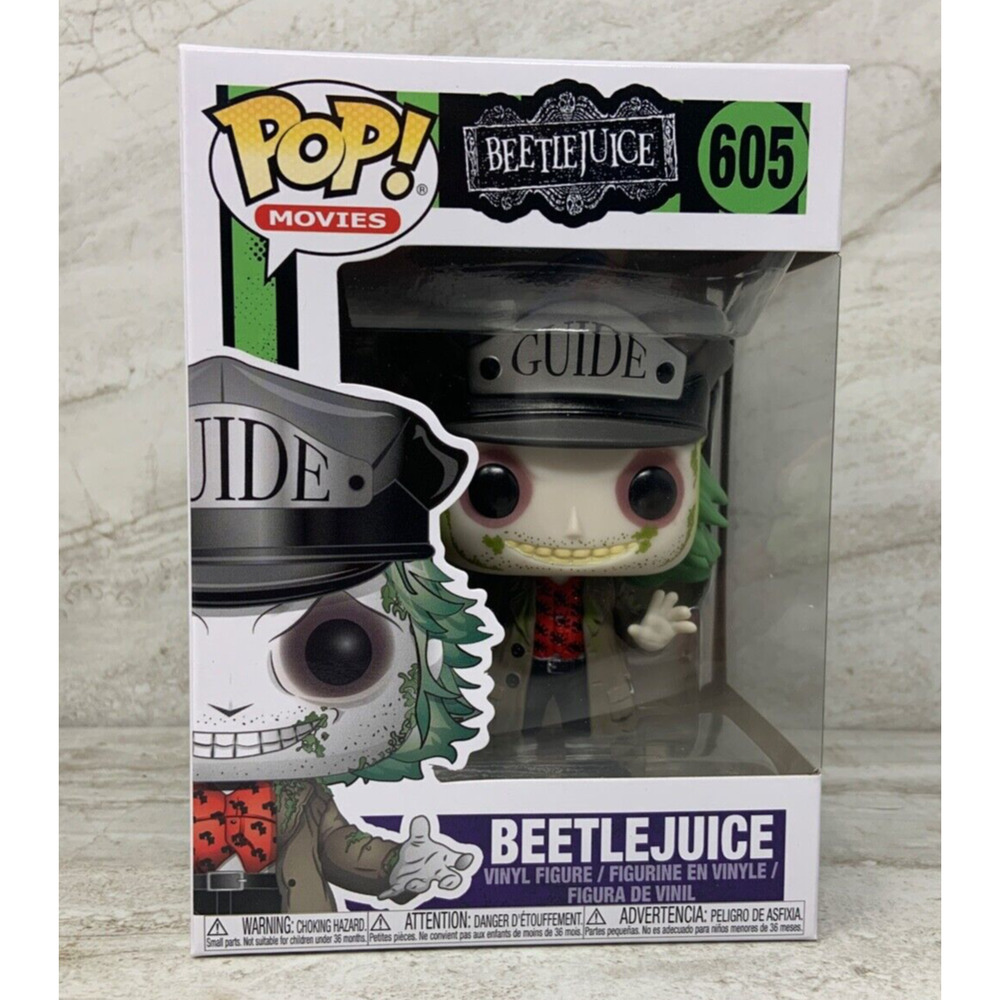 Funko Pop - BEETLEJUICE #605 - With Guide Hat - BeetleJuice -NEW IN BOX …